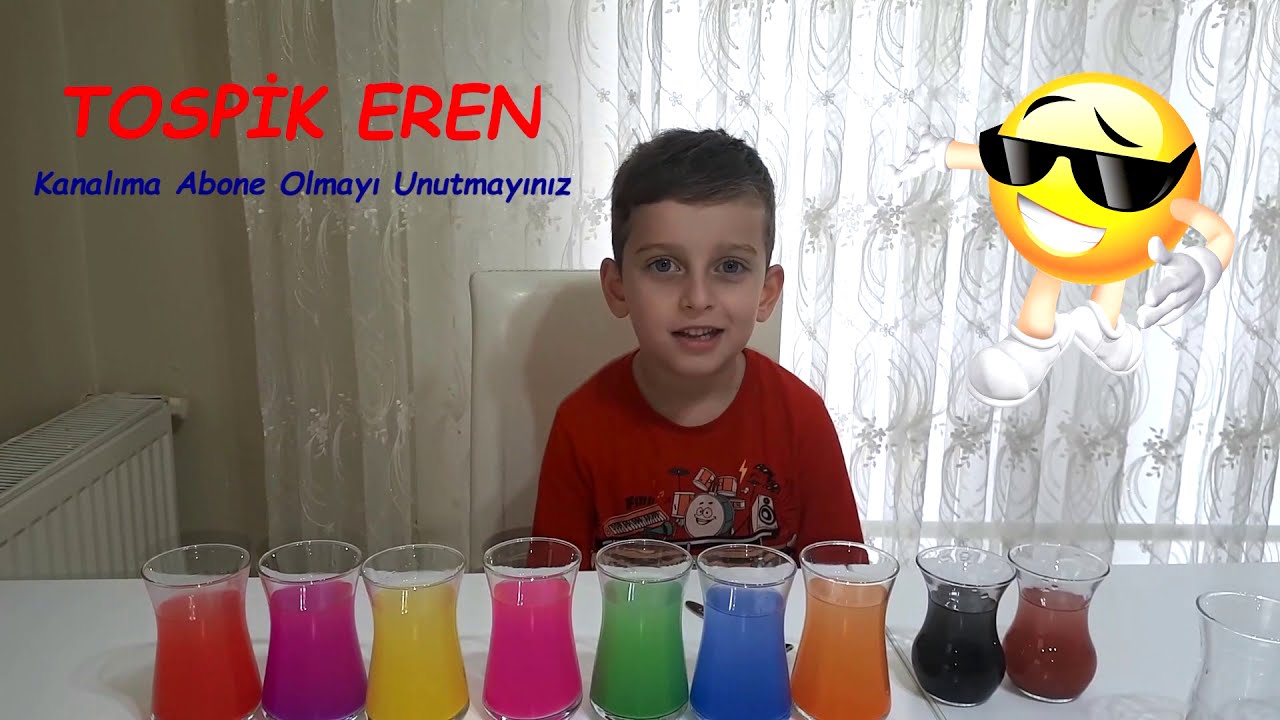 Süpriz renk karışımları yaptım. İngilizce renkleri öğrendik. #Englishcolors #ingilizcerenkler