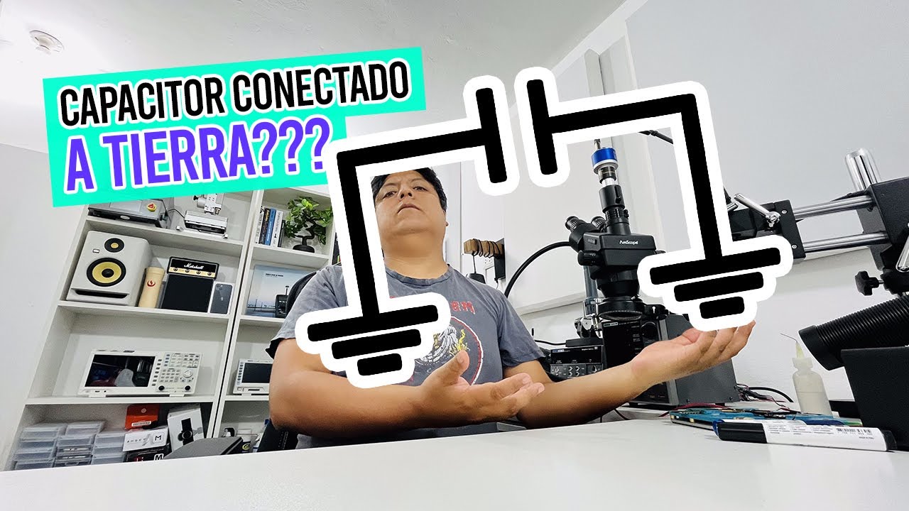 ¿Capacitor conectado a tierra por ambos lados?