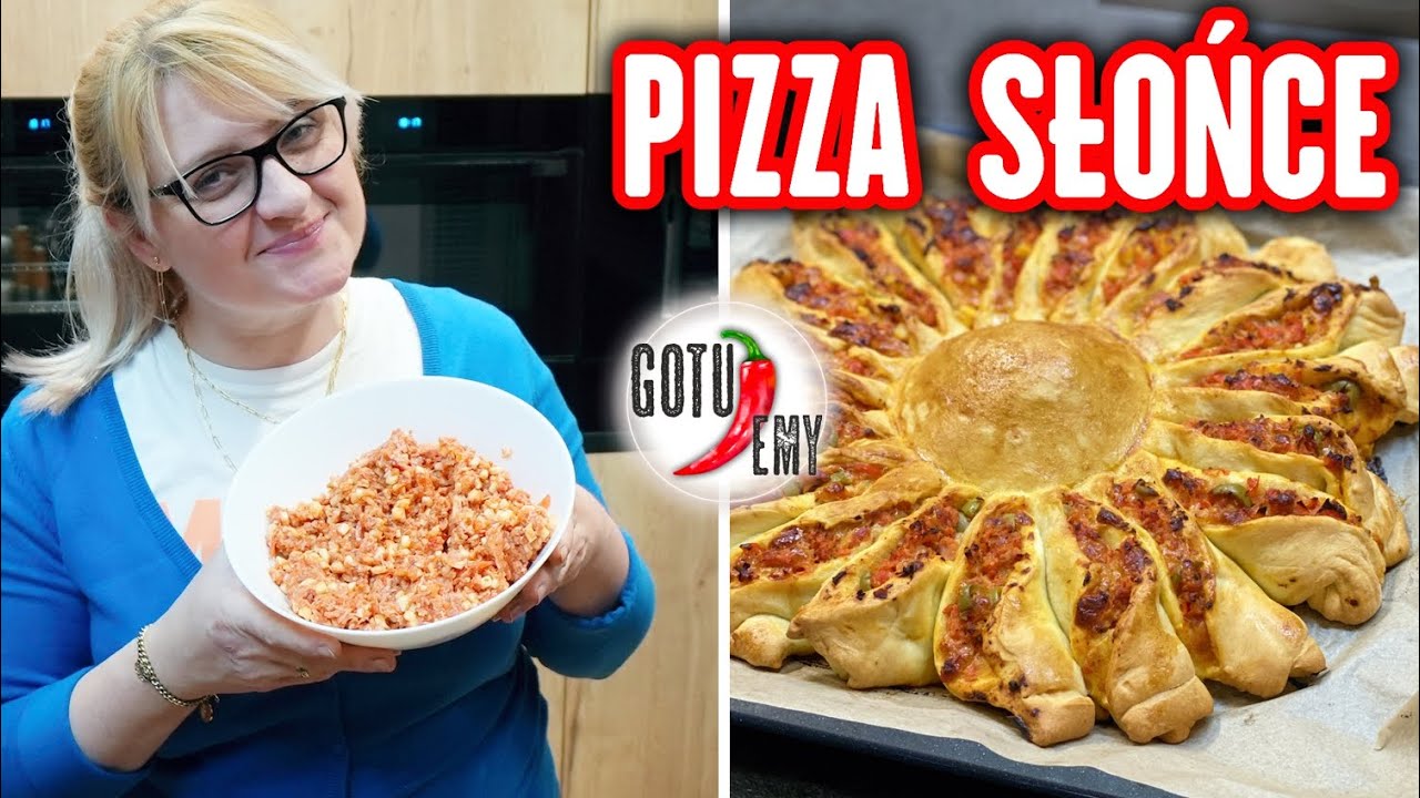 PIZZA SŁOŃCE  🍕 ATRAKCJA NA TALERZU  👍 GOTUJEMY