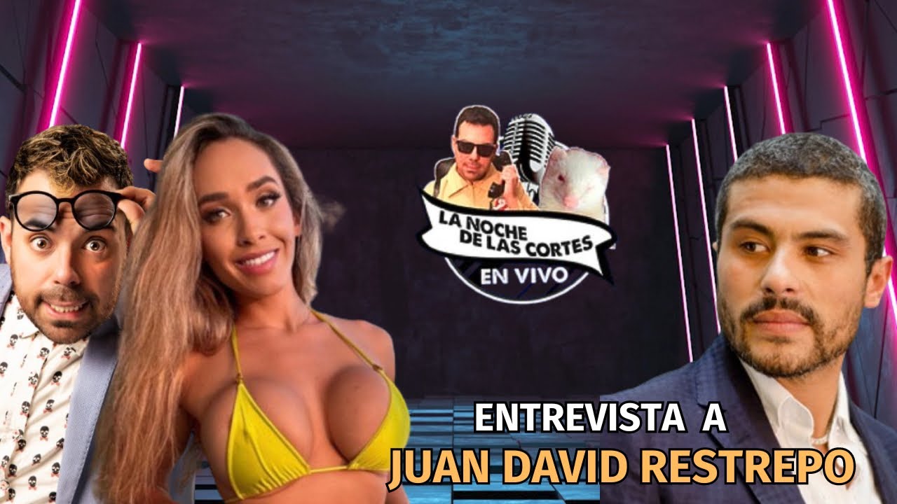 Juan David Restrepo y Briana Moon 😍 entrevista EXCLUSIVA en la noche de las cortes con Luis Alvero