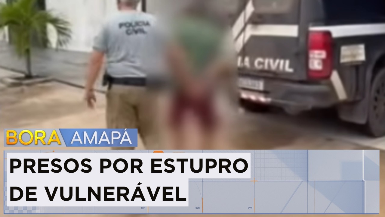 Três homens são presos por estupro de vulnerável durante operação em Mazagão
