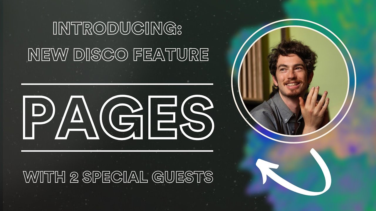 New DISCO Pages: The Simpler Webpage Builder for Music Artists