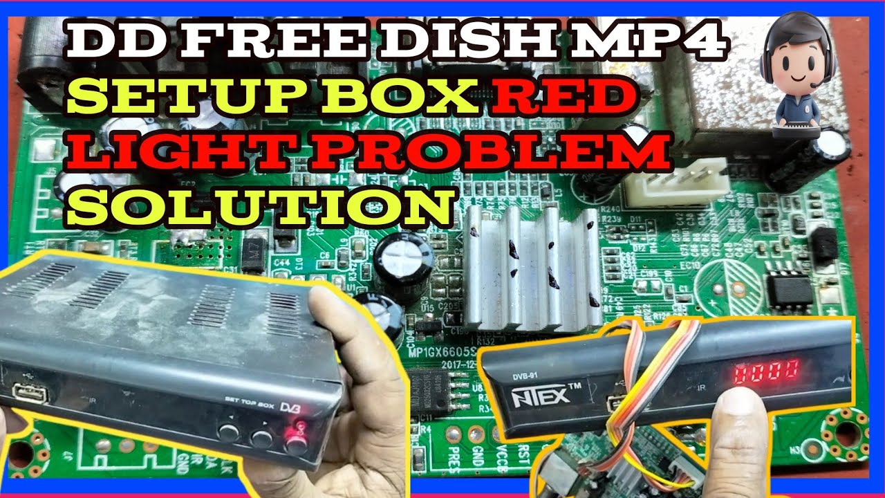  Gx6605s card me red light 🚨 problem.  कौन से वोल्ट मिसिंग होने के कारण Red light पे बॉक्स आता है|