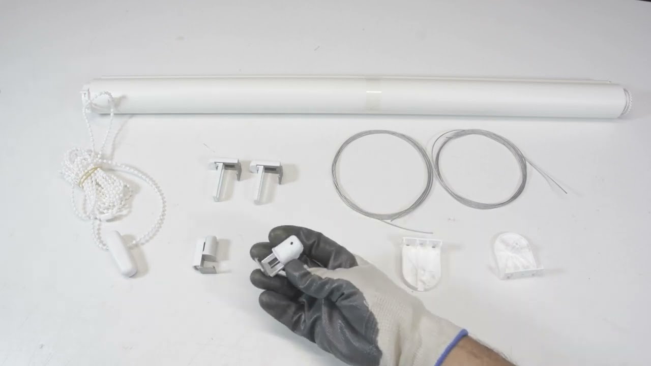 Como instalar un estor enrollable sistema 25mm guiado sin taladrar