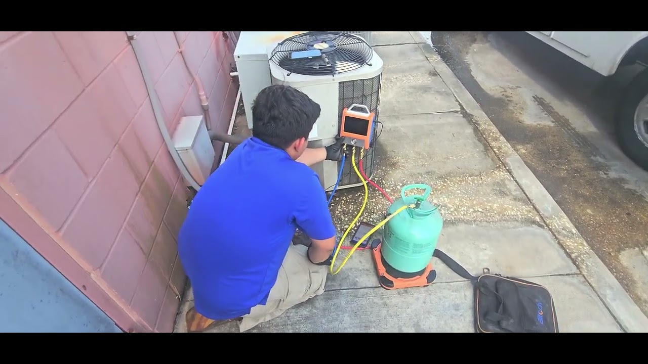 AC Repair Katy Learning on the Job – First R22 Charge in the Field 