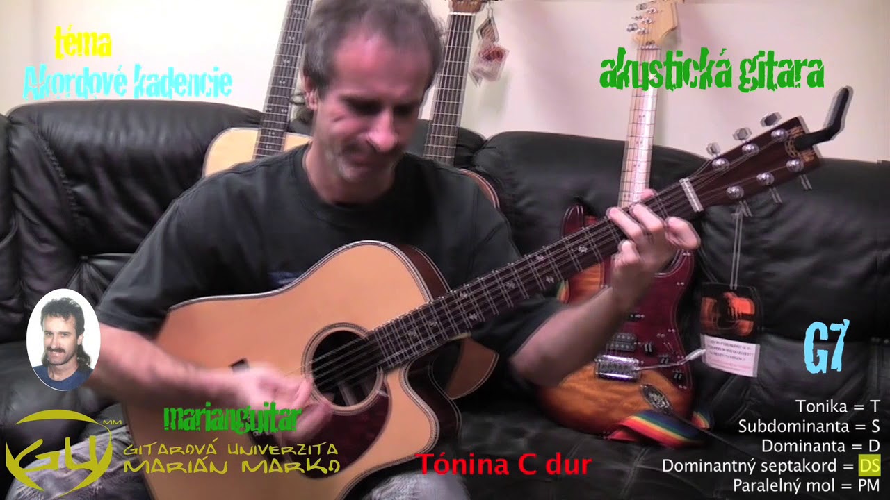 Gitarová Univerzita - Durové akordové kadencie