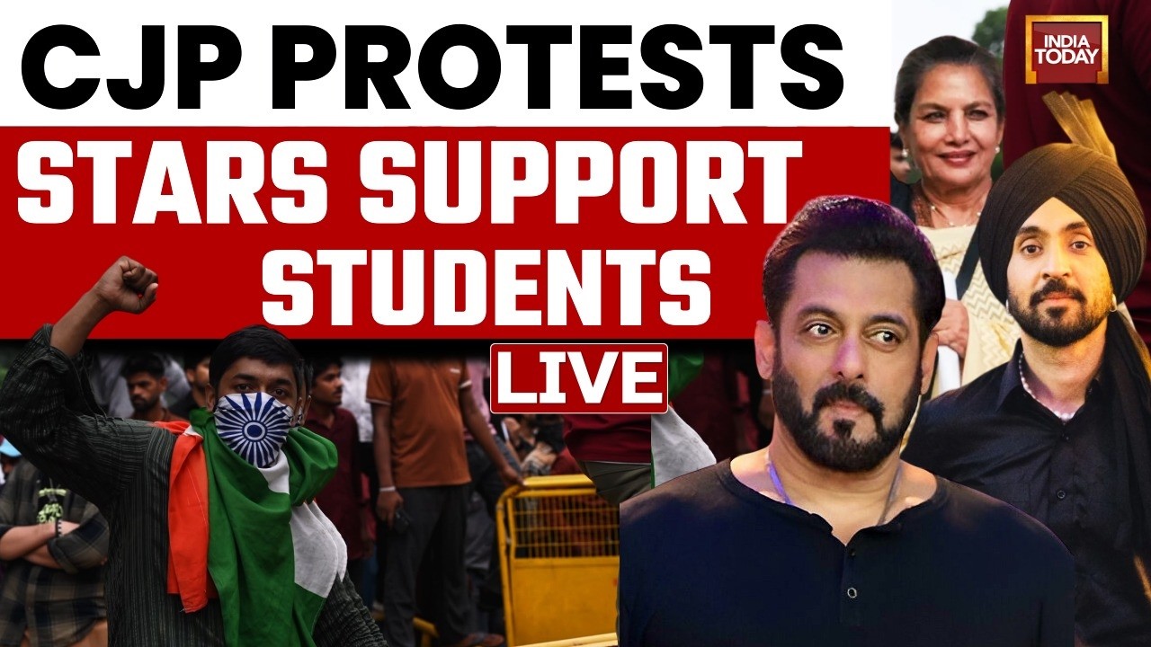 CJP Protest LIVE: Stars Support Jantar Mantar Student Protest | Diljit Dosanjh | Salman Khan