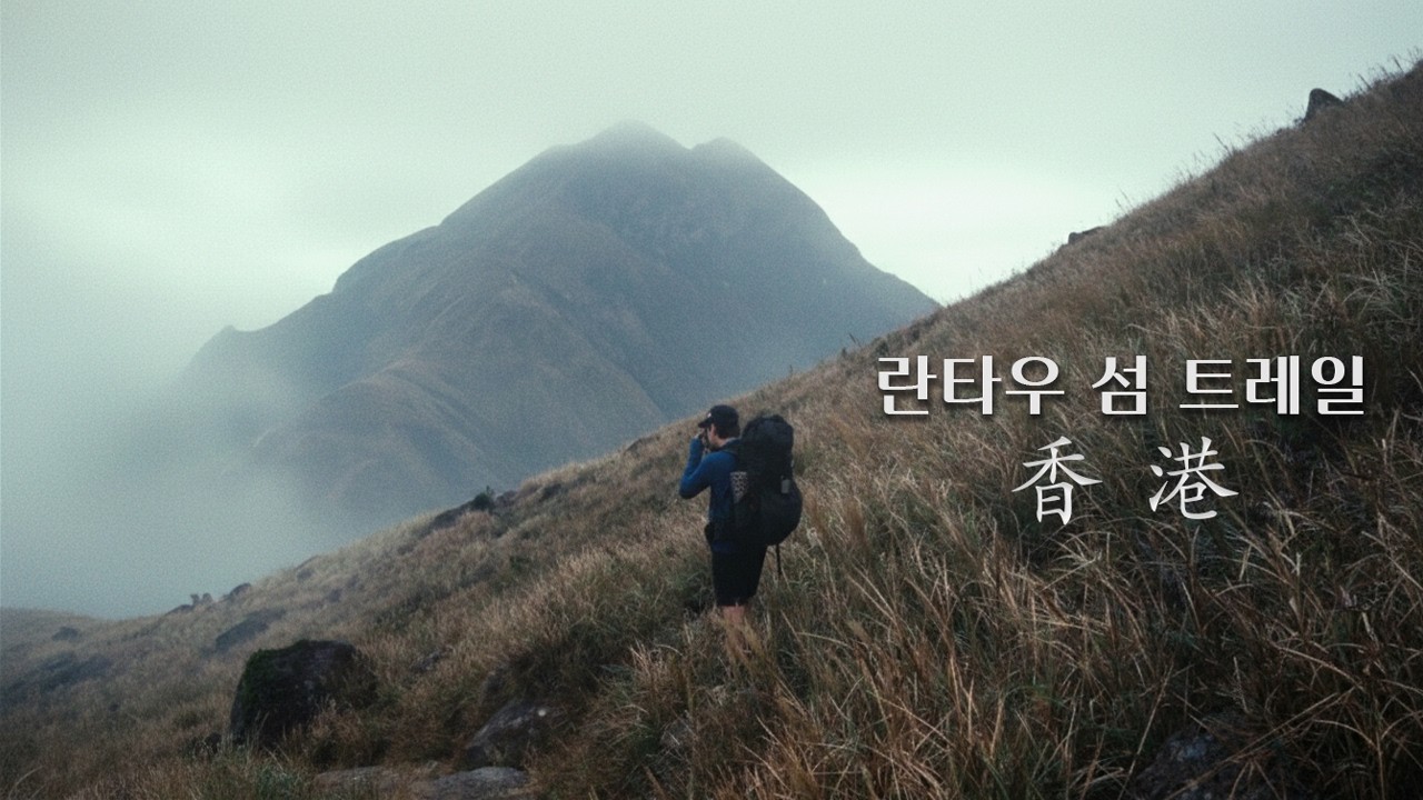 안개에 잠긴 섬에서 나홀로 하이킹 - 홍콩의 란타우 섬 트레일