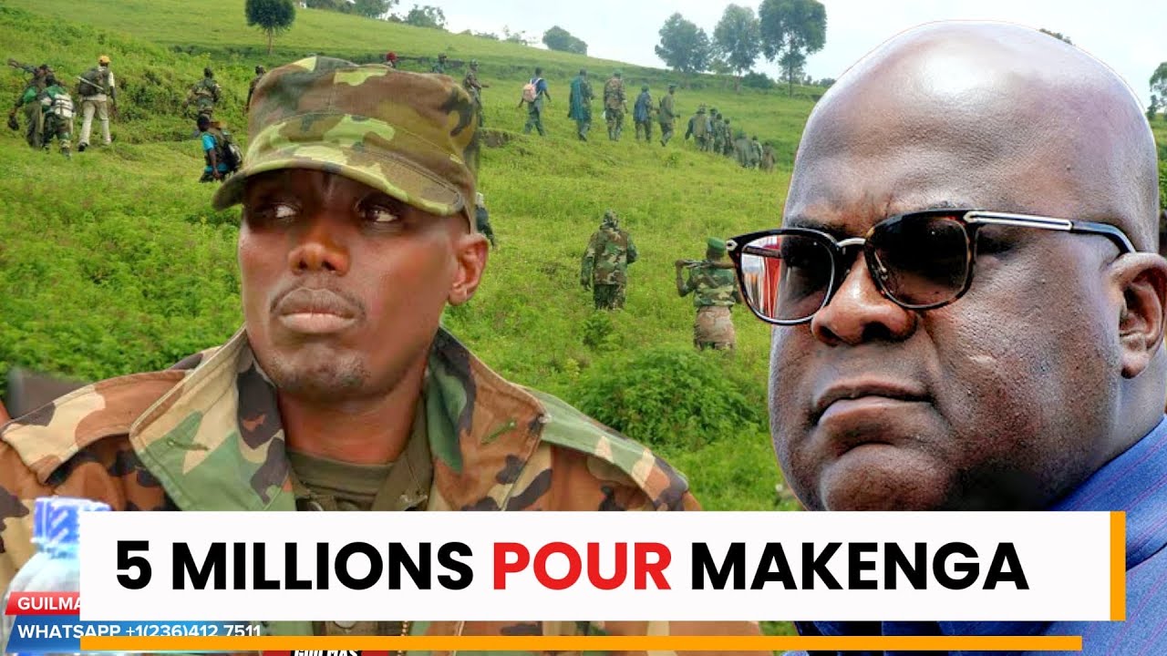 SULTANI MAKENGA 5 MILLIONS  POUR REJOINDRE TSHISEKEDI A KINSHASA