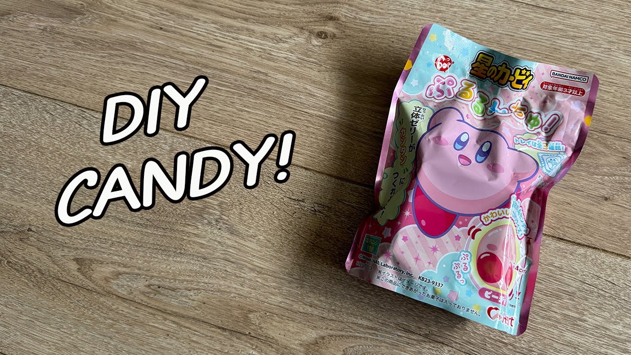 Kirby Of The Stars Pururunchu! - DIY Candy - Gummy Kit - Japanese Candy - English Instructions