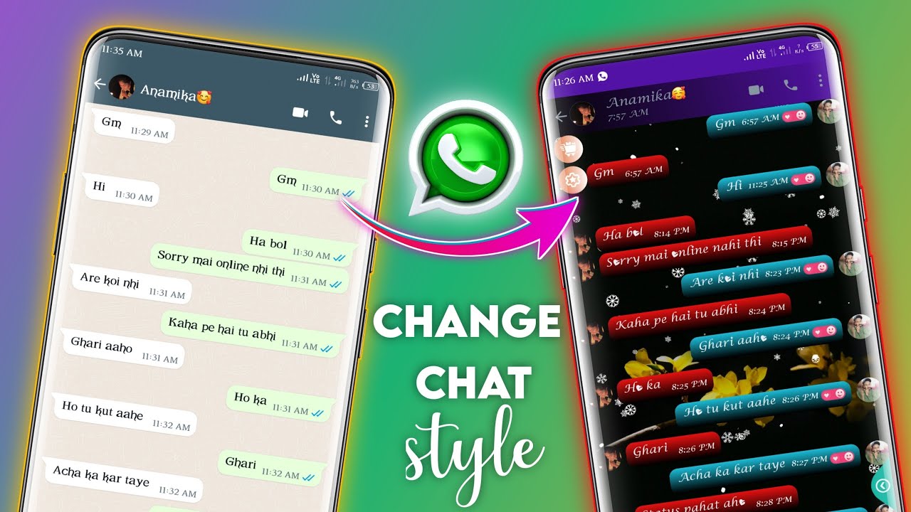 WhatsApp New look 2022| Change WhatsApp Chat Color, Theme, Homescreen and Conversation Screen | 2022