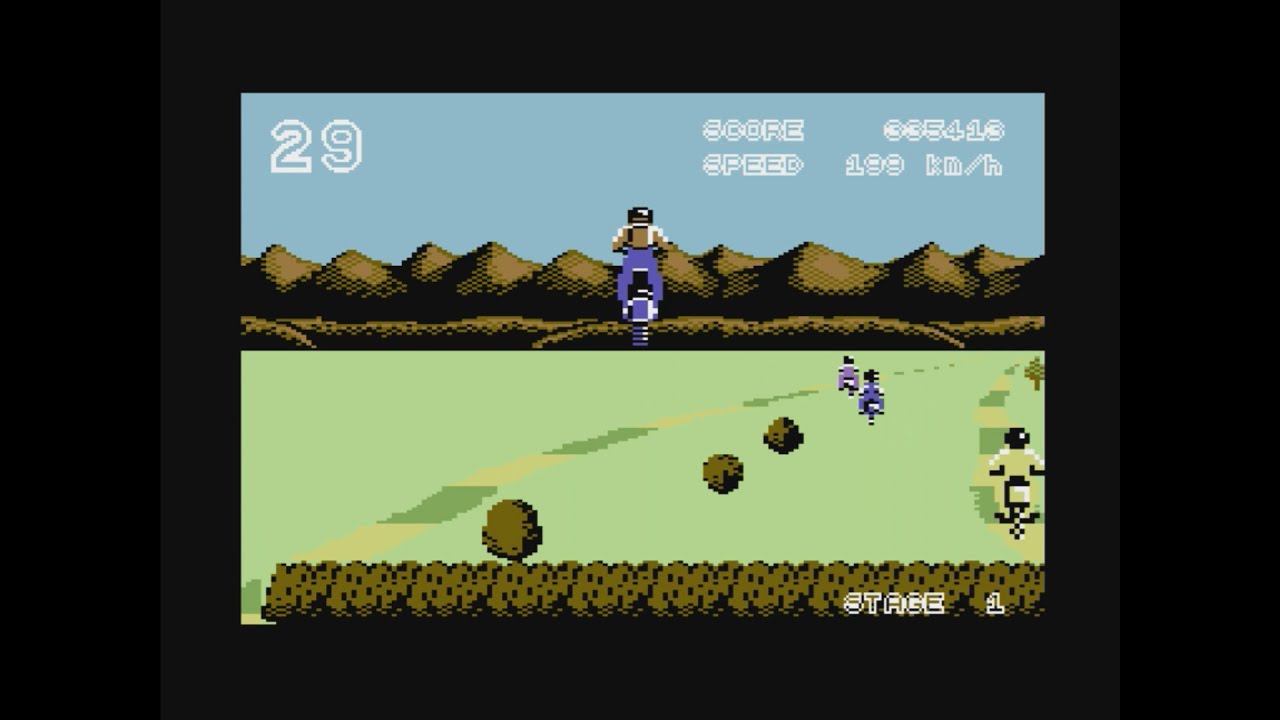 Enduro Racer (C64 Longplay)