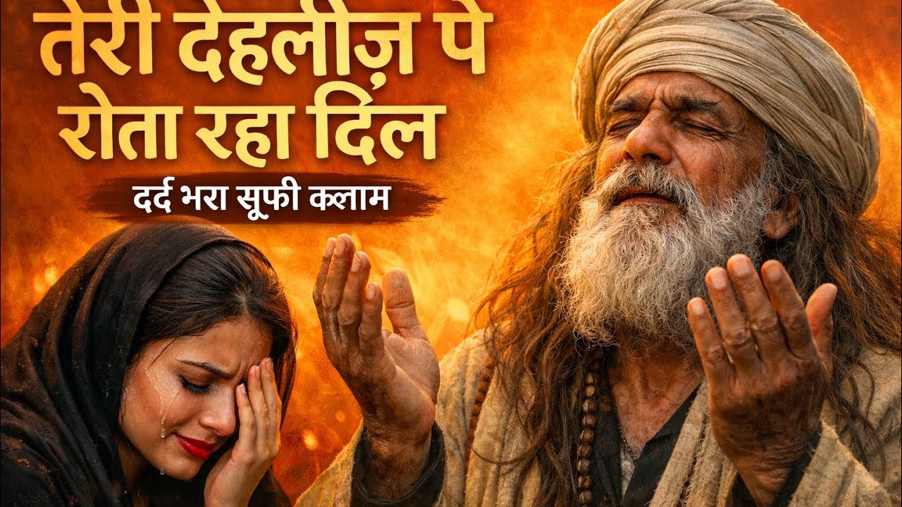 जब दुनिया ने ठुकराया तो तेरी देहलीज़ पे रो पड़ा दिल 😢 | दर्द भरा सूफी कलाम 2026 | 