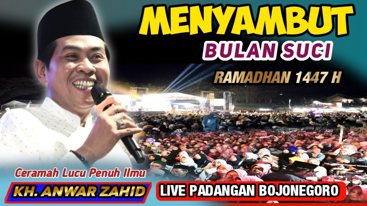🔴 PENGAJIAN KH ANWAR ZAHID TERBARU PALING LUCU 11 FEBRUARI 2026 LIVE PADANGAN BOJONEGORO