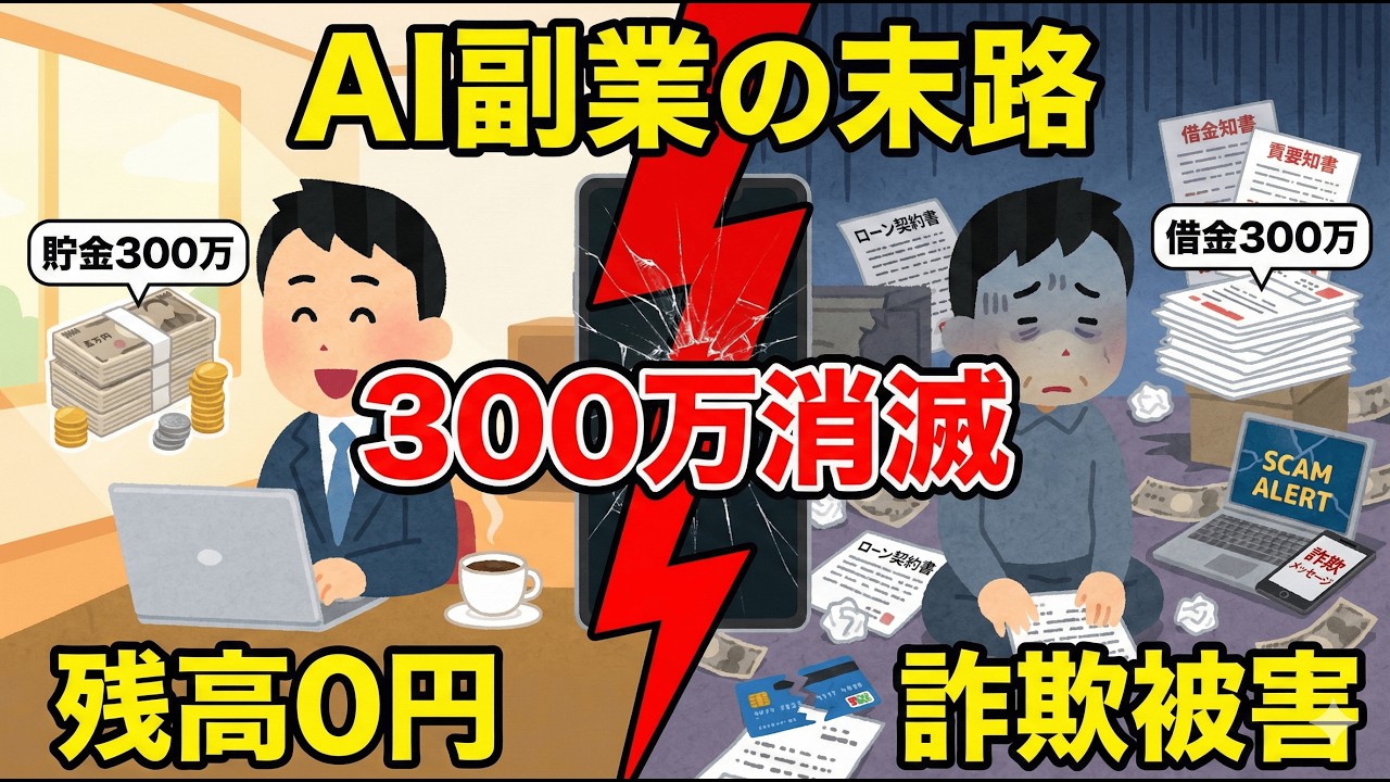 【破産】AI副業に騙された情弱の結末【2ch副業スレ・ゆっくり解説】