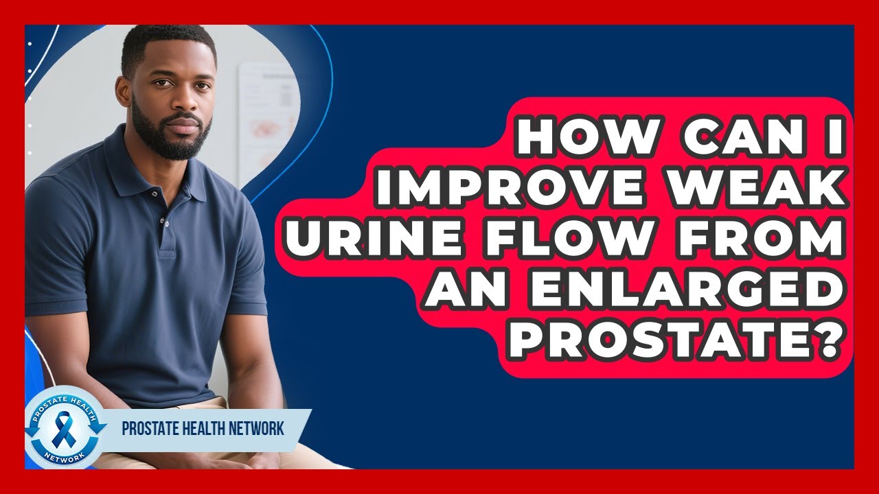 How Can I Improve Weak Urine Flow From An Enlarged Prostate? - Prostate Health Network