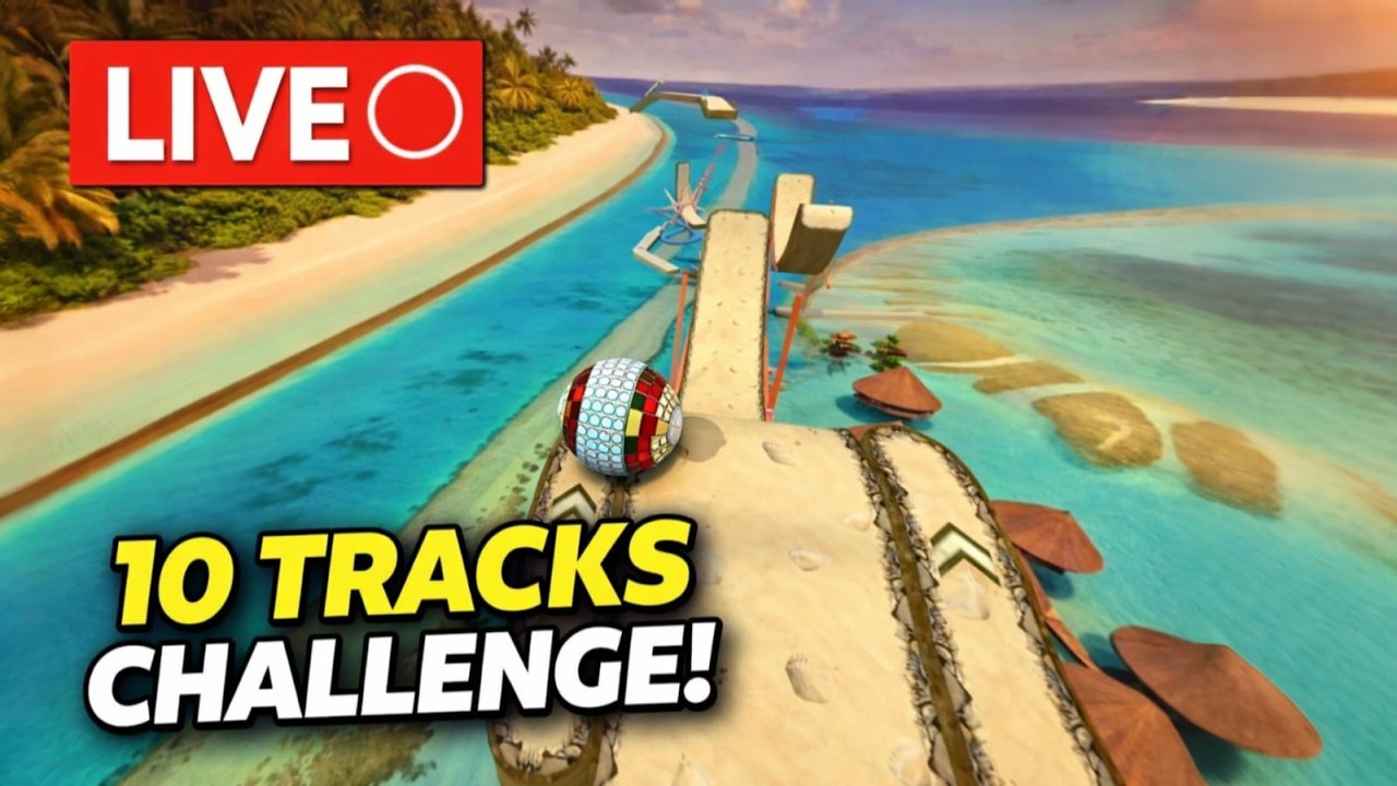 LIVE Going Balls Challenge With 10 Different Tracks | No Commentary
