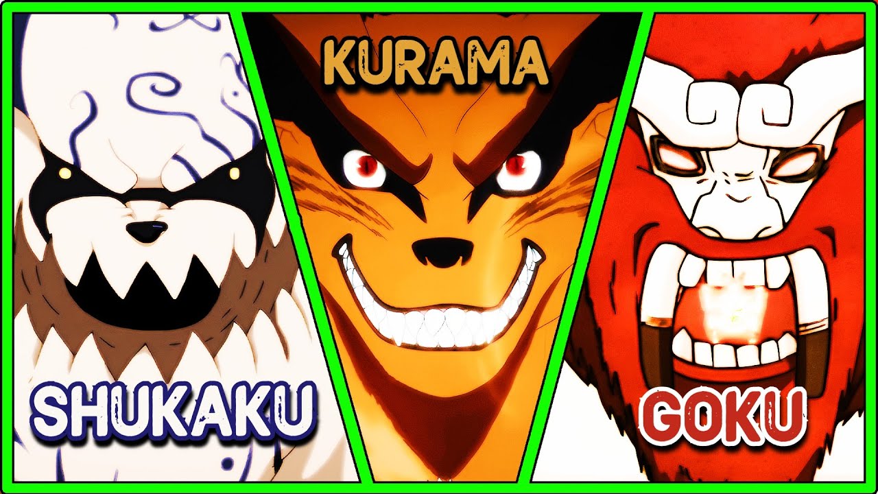 LAS 10 BESTIAS CON COLA (BIJUUS): DEL MÁS DÉBIL AL MÁS FUERTE en Naruto!