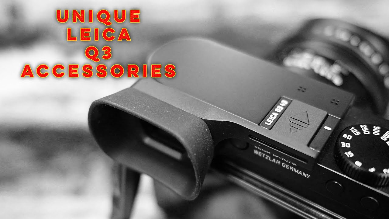 JJC Leica Q3 camera accessories | Lens hood | Ultra slim filter | Extended Eyecup