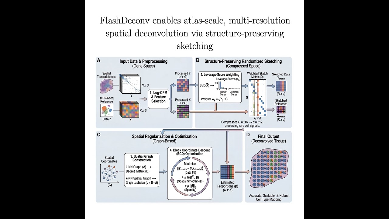 383-FlashDeconv: Atlas-Scale Spatial Deconvolution