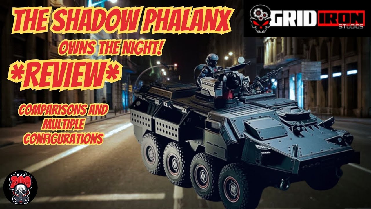 THE NEW GRIDIRON SHADOW PHALANX GI JOE VEHICLE *REVIEW* MULTIPLE CONFIGURATIONS AND COMPARISONS!