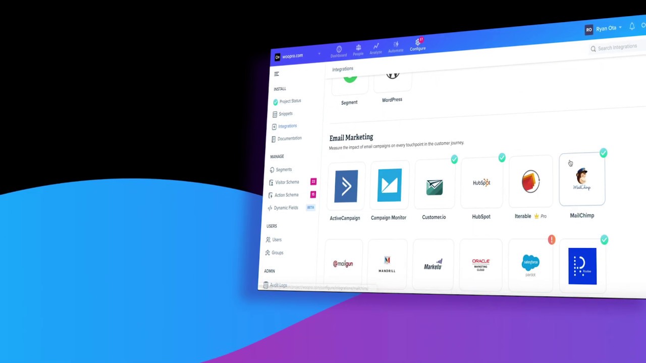 SaaS Tracking Guide for Woopra - Part 1 of 2