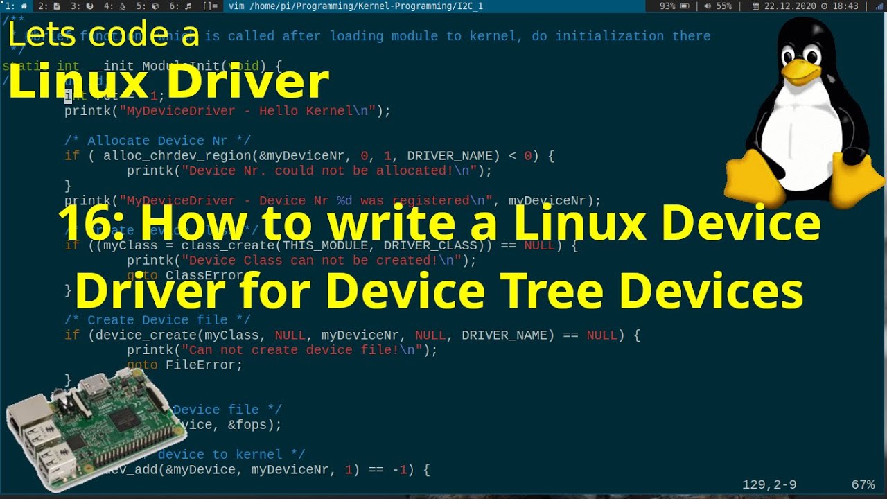 Давайте напишем драйвер Linux — 16: Как написать драйвер устройства Linux для дерева устройств