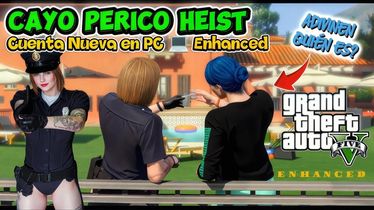Пробую улучшенную версию для ПК 💻 с моим другом @UBHERNN, впервые играю в Cayo Perico 