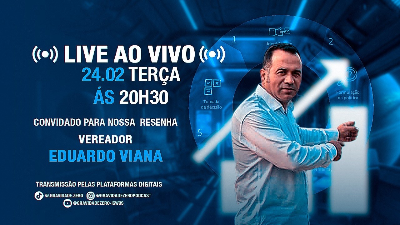 AO VIVO com Eduardo Viana | O que muda na política da nossa cidade?
