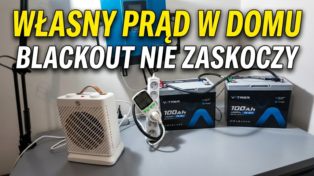 Zasilanie domu akumulatorami - zr&oacute;b to sam! LiFePO4 Vatrer 12V 100Ah