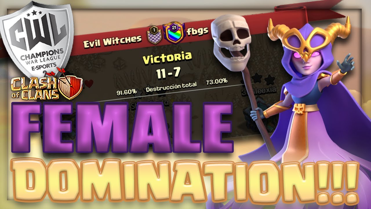 ALL FEMALE Competitive Team DOMINATE the Battlefield!!! CWL eSports Qualifier | Evil Witches vs FBGS