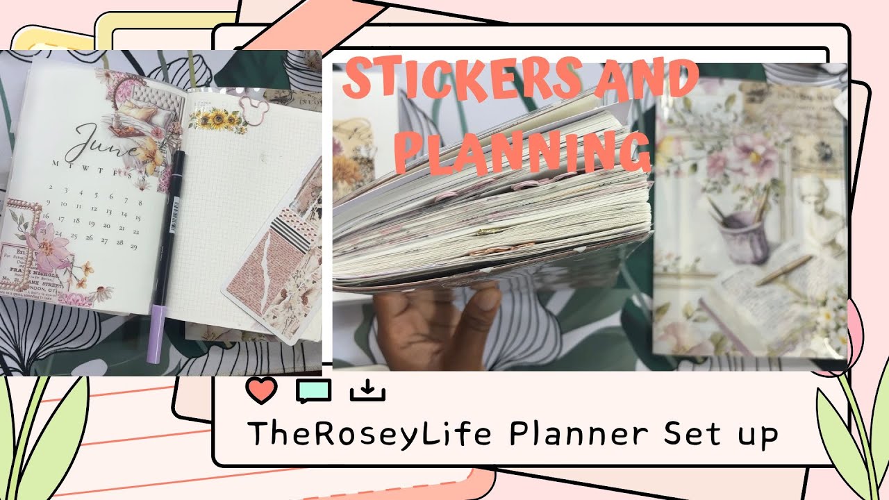 Sticker Planning with The Rosey Life | Functional Meets Pretty!