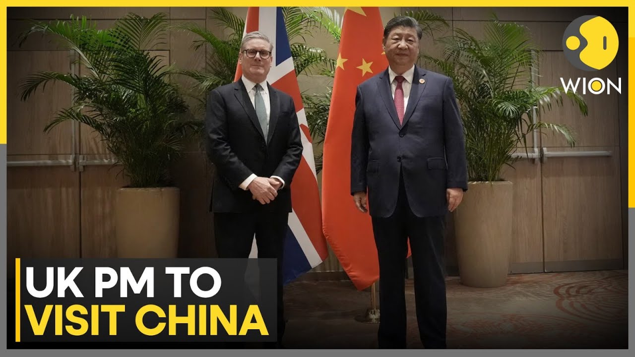 UK-China Ties: UK PM Pushes Trade Reset with China, Set to Meet President Xi | WION NEWS