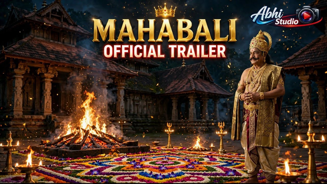 മഹാബലി Official Trailer | MAHABALI Returns This Onam | AbhiStudio Mini Movie