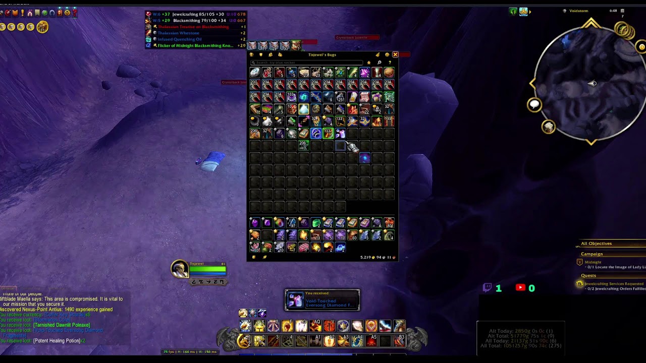 40 M Goal only Through Crafting orders