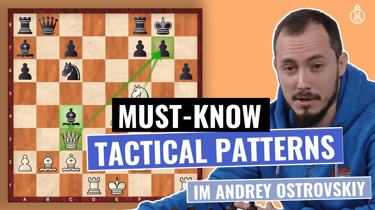 Must-Know Tactical Patterns in Chess | Improver Level | IM Andrey Ostrovskiy | 2D