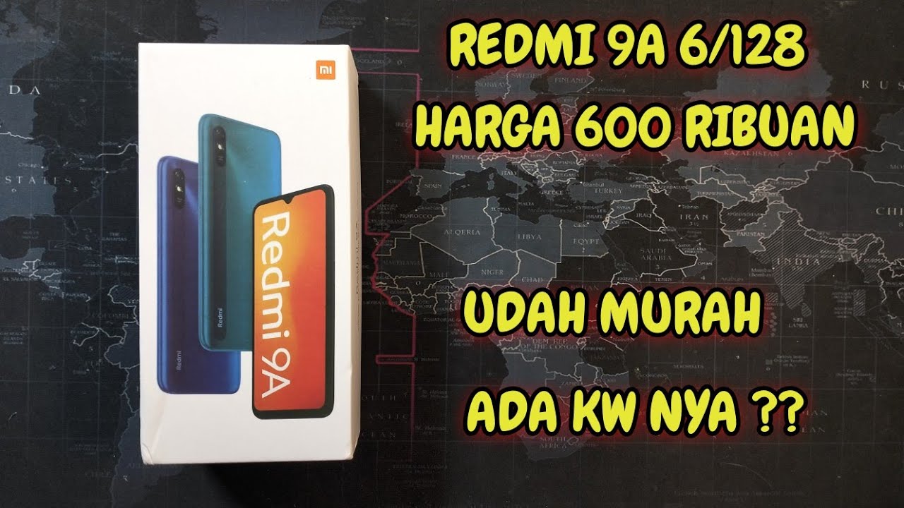 REDMI 9A ADA KW NYA ?? UNBOXING REDMI 9A 6/128 HARGA 600 RIBUAN