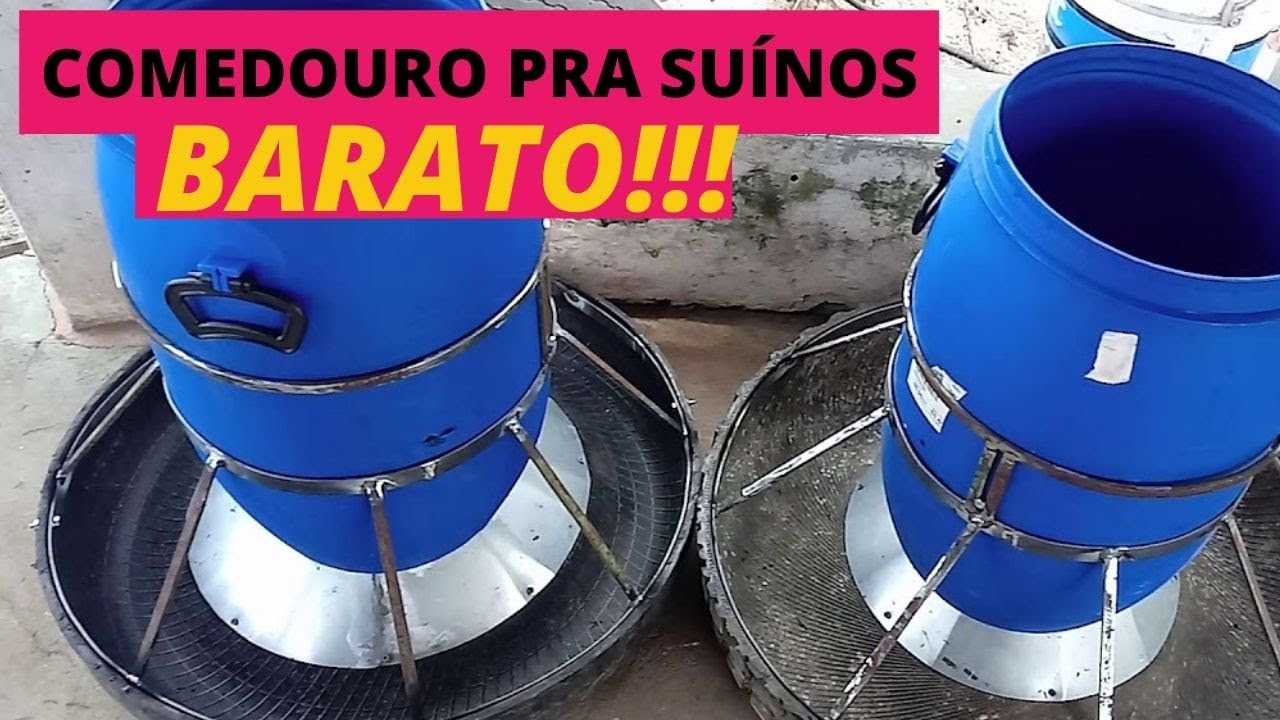 comedouro pra suínos barato!!!