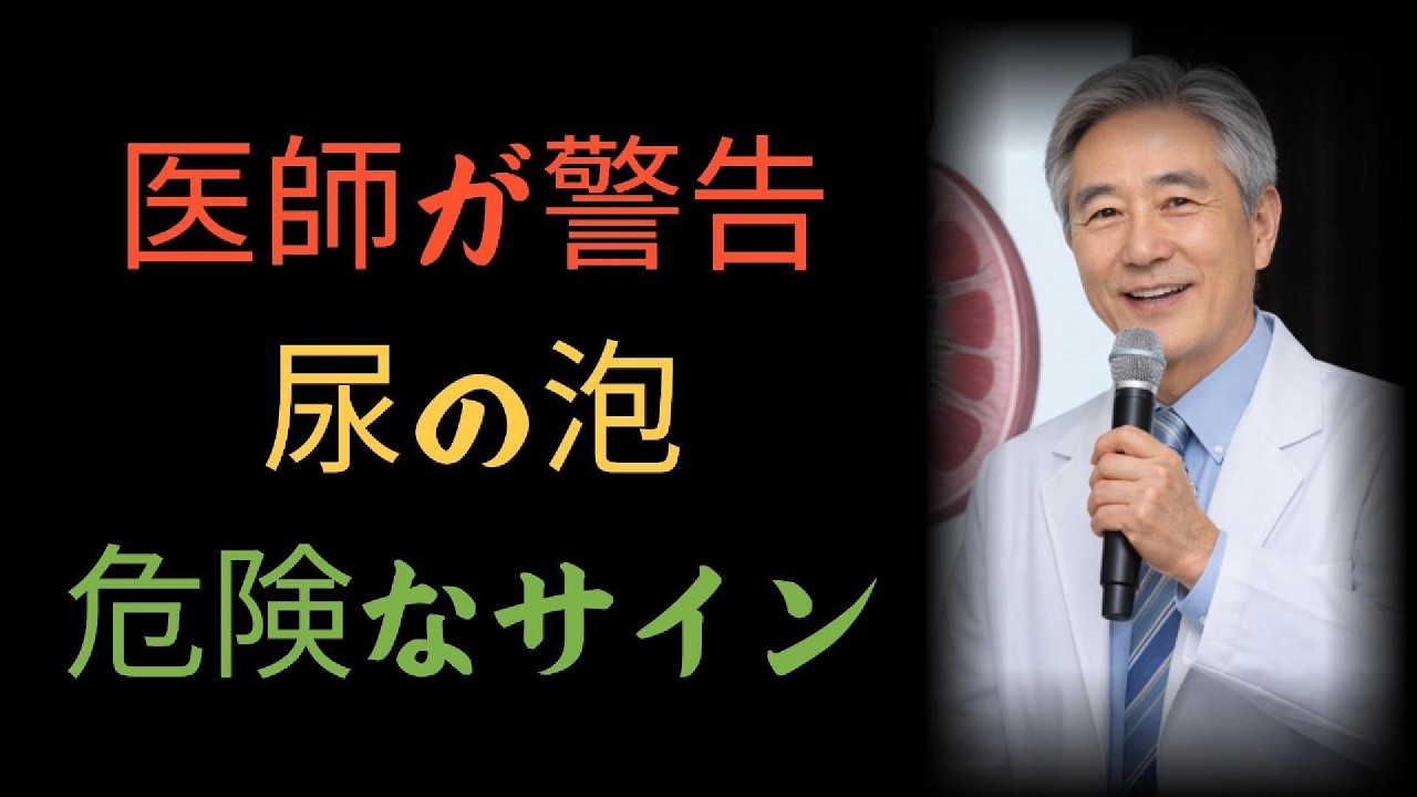 医師が解説 尿の泡が続くとき腎臓が送る危険サインとは