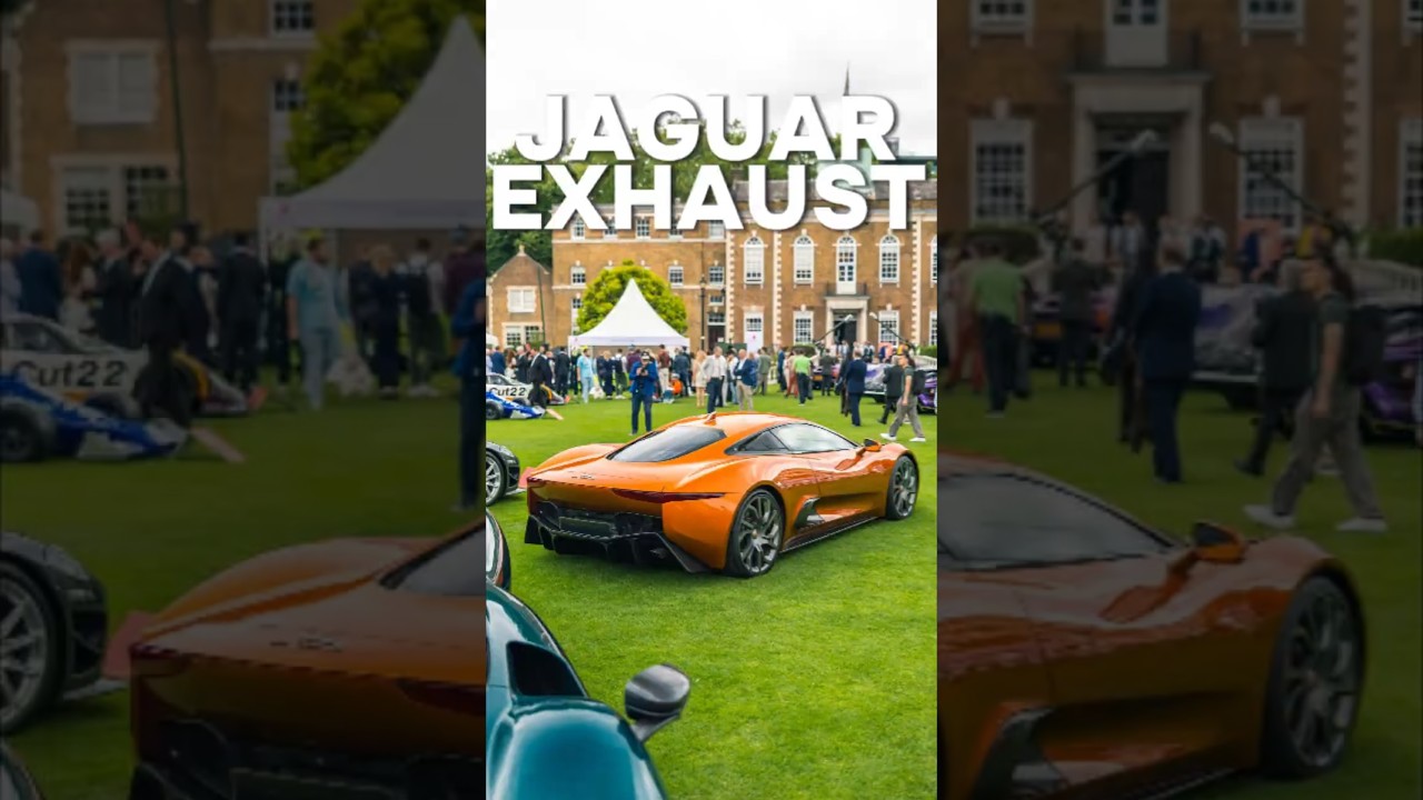 Рык Jaguar C-X75... Природа скопировала Ягуар? 🐆
