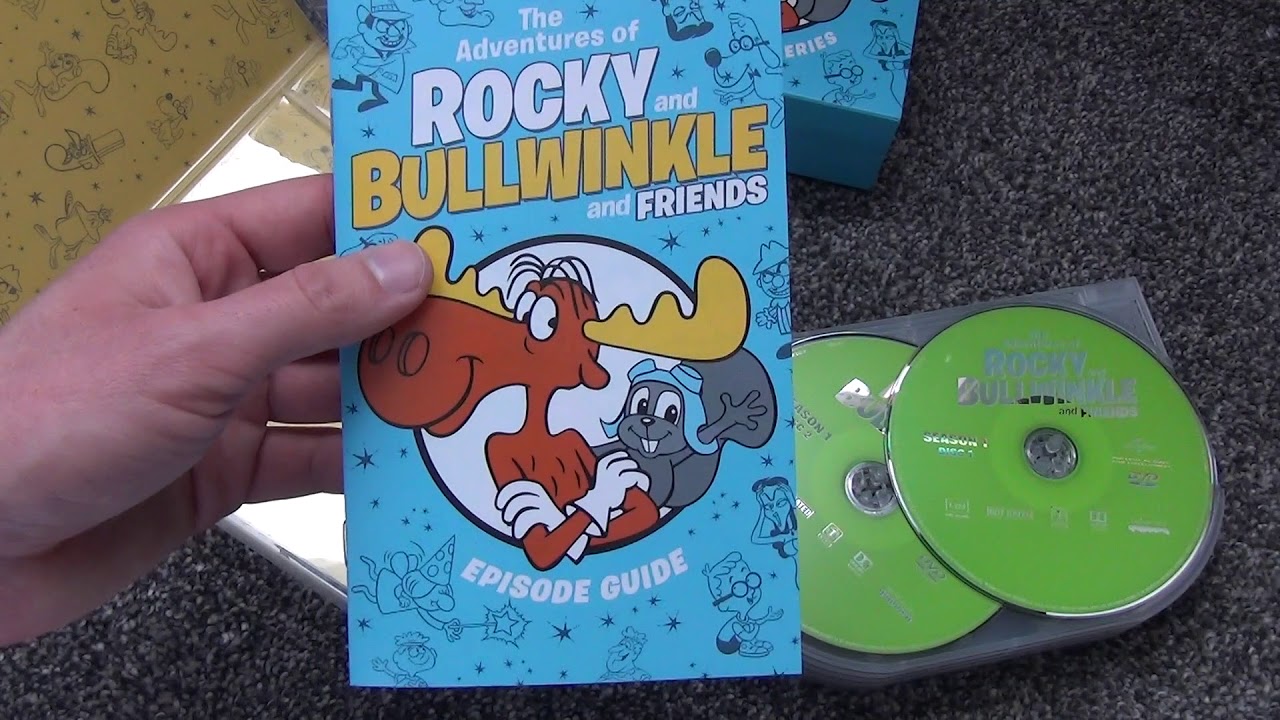 Приключения Рокки и Бульвинкля и друзей - Распаковка DVD с полной серией