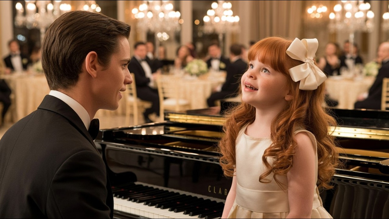 A poor girl asks a young millionaire to perform the piano at a party His Response Changed Everything