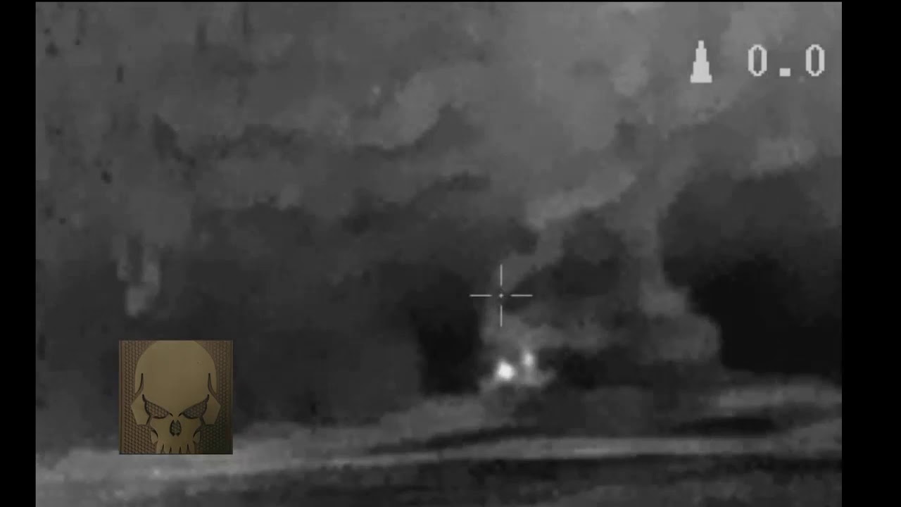 Ukrainian sniper with thermal scope hits Russian-backed separatist [9 May 2019?]