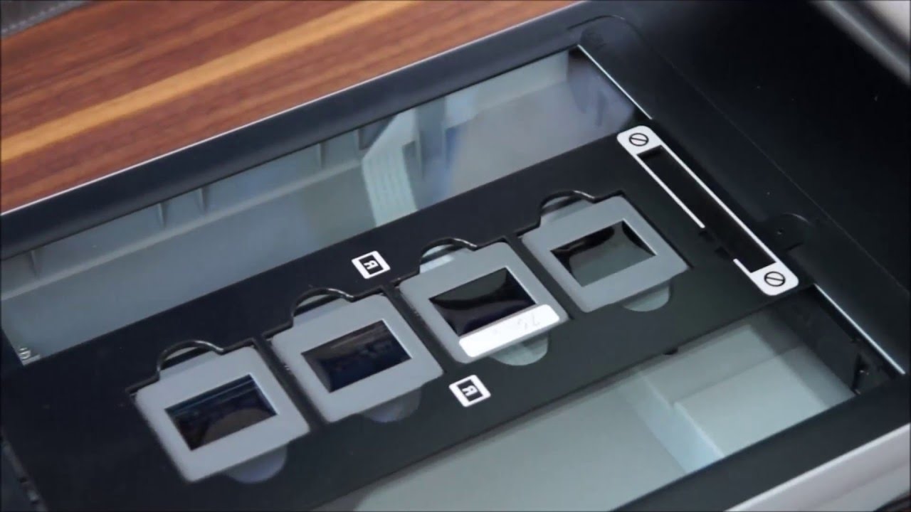 Canon Canoscan 9000f Mark ii: Dias einlegen und entnehmen