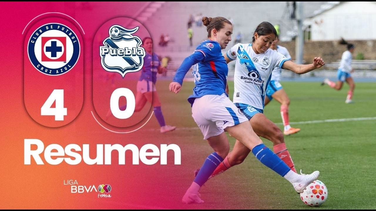 CRUZ AZUL 4 - 0 PUEBLA | La M&aacute;quina golea en casa