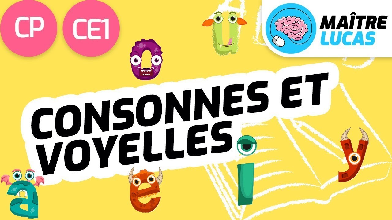 Les consonnes et les voyelles CP - CE1 - Cycle 2 - Français : Lecture - FLE