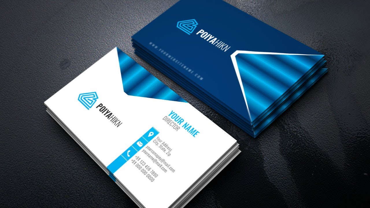 Creative Visiting Card Design in Illustrator