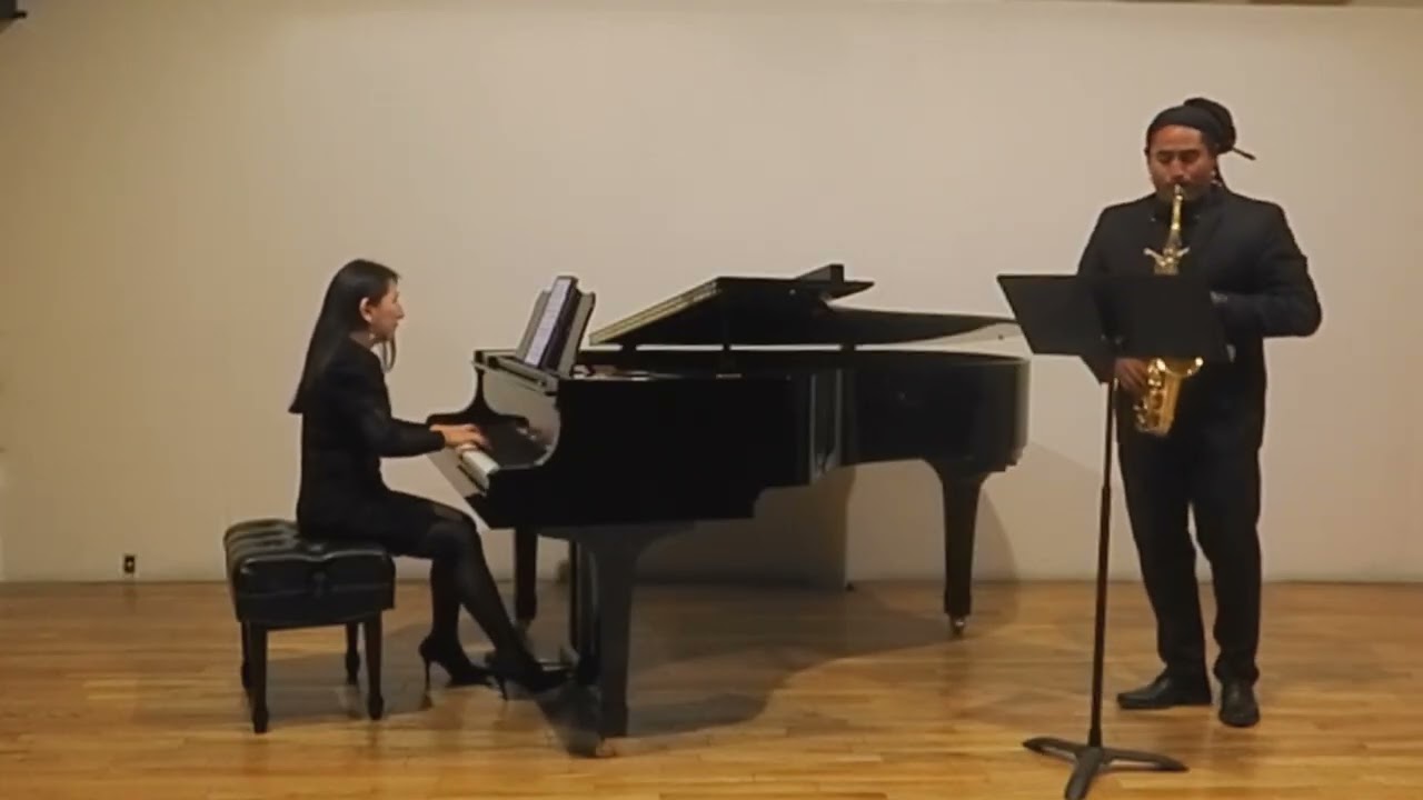 Prácticas de Repertorio Tres sonatas Mov I. Tres saxofonistas  Saxofón 2025.
