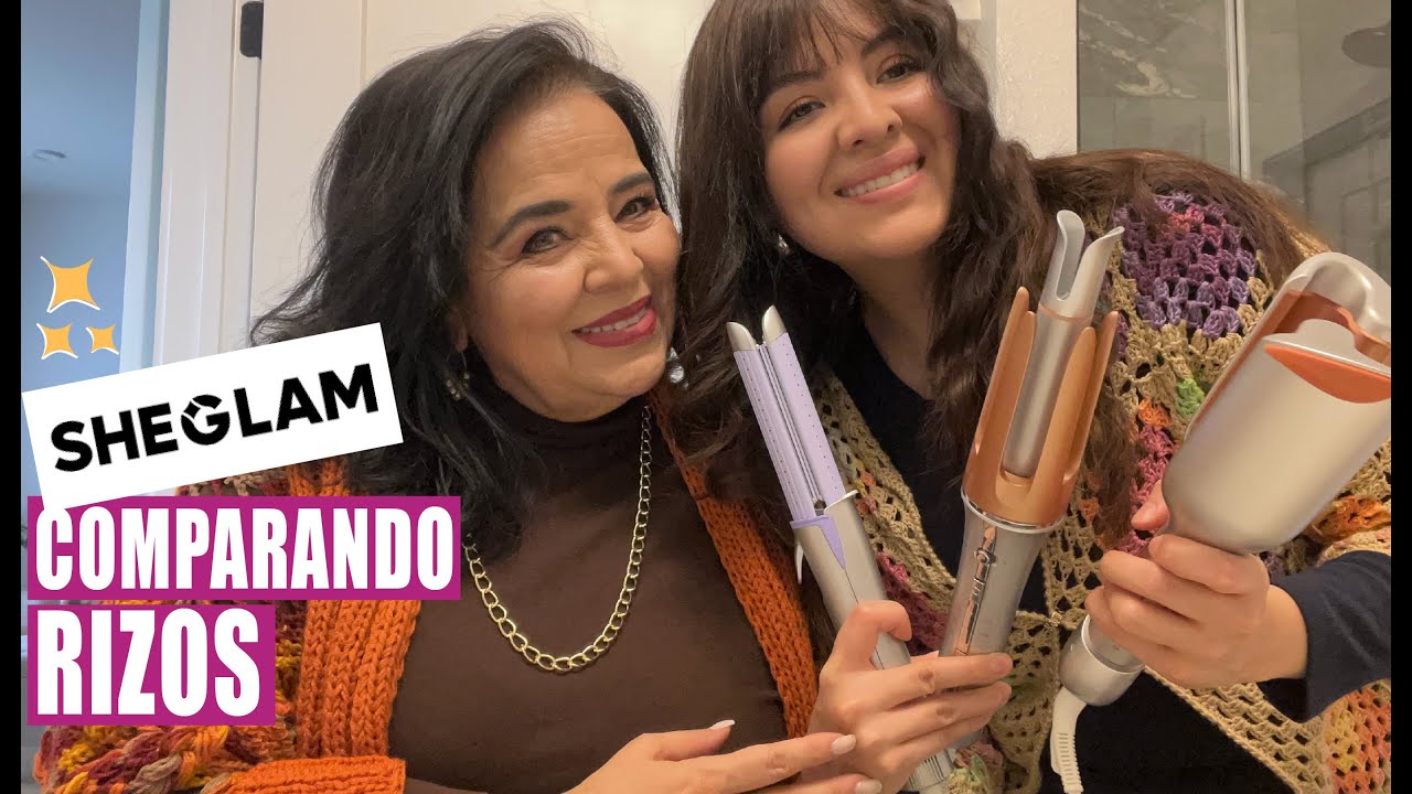 🎄 Comparando rizos con el combo perfecto de SHEGLAM  ✨  How to choose curling Iron !