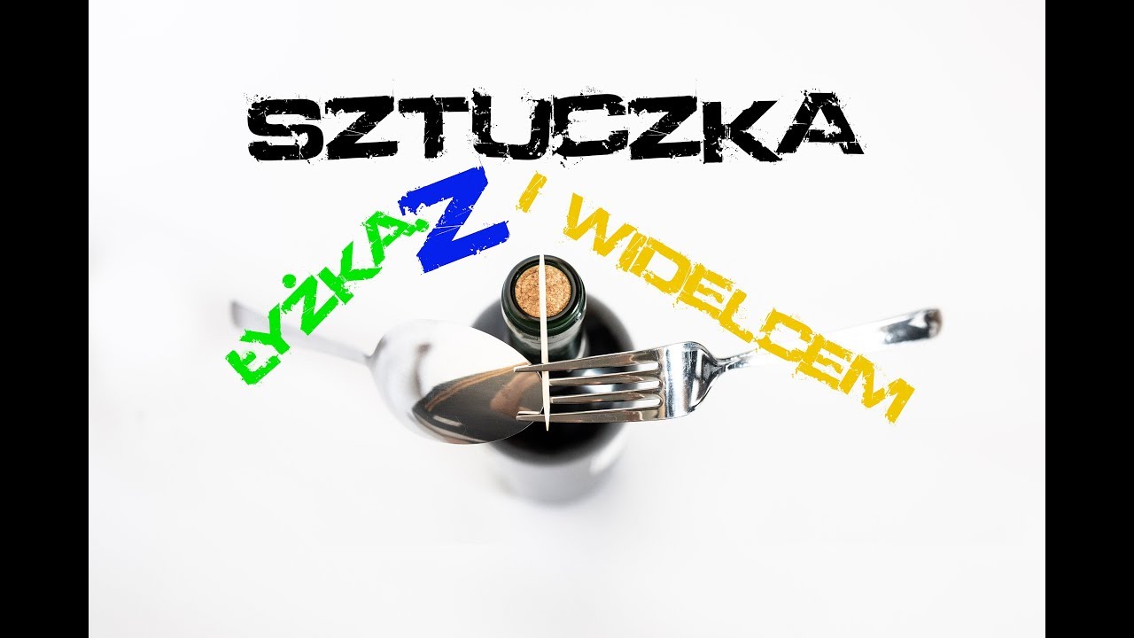 Jak utrzymać łyżkę i widelec na jednej wykałaczce? SZTUCZKA